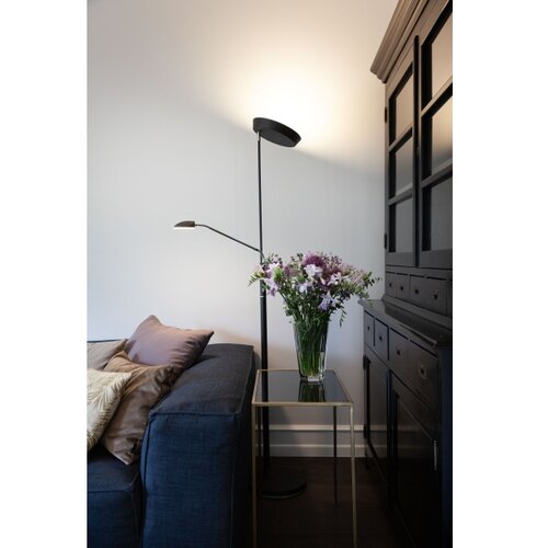 Halo Design 716067- led prigu&amp;scaron;iva podna lampa vegas LED/20W/230V + LED/5W crna/hrom Slike