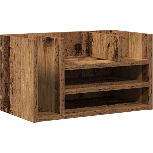  Organizator za stol Stari drvo 44.5x24x25 cm inženjersko drvo Cijene