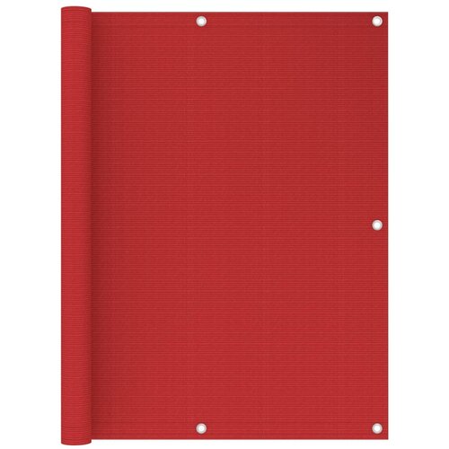 vidaXL Balkonsko platno rdeče 120x500 cm HDPE Cene