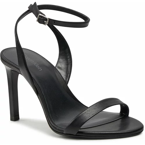 Calvin Klein Sandali Heel Sandal 90 Lth HW0HW01945 Ck Black BEH