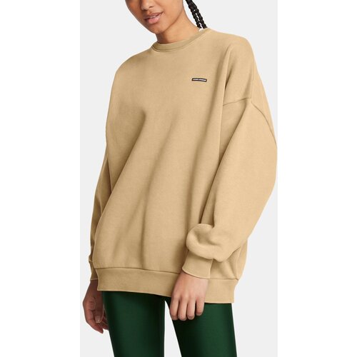 Under Armour Women's sweatshirt UA Icon HWT Flc OS Crew-BRN - Women's Cene