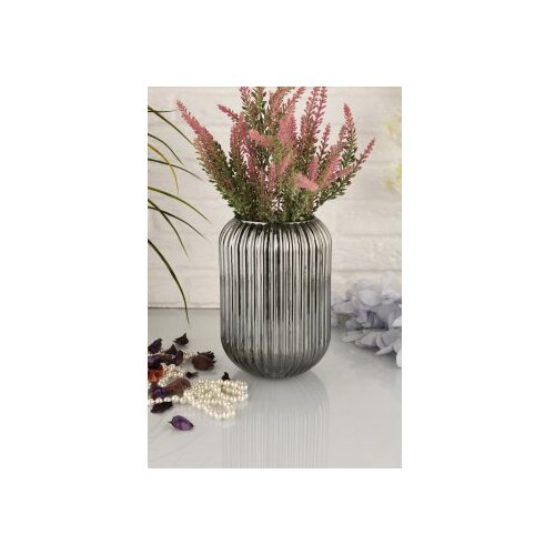 WALLXPERT Vaza Line D20F, 10x20x10 cm, Srebrna boja Cijene