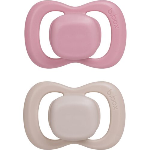 B.box tolažilna duda - silikon 2 2/1 berry/blush Slike