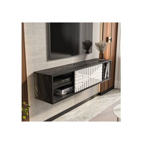 Hanah home Hanah TV komoda Teo, plutajuća, 140x29,5x29,5 cm, hrast Slike