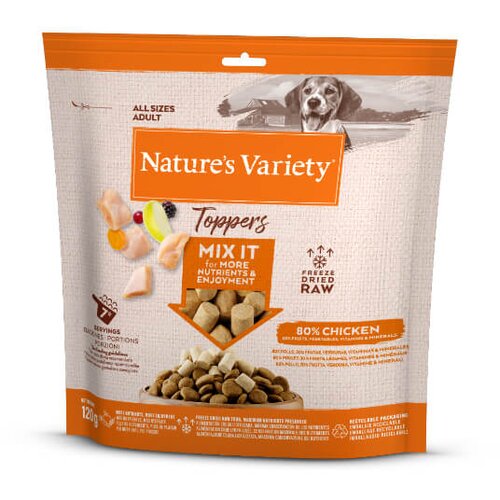 Nature’s Variety Nature's Variety Dog Toppers posip za hrano, pi&scaron;čanec 120 g Cene