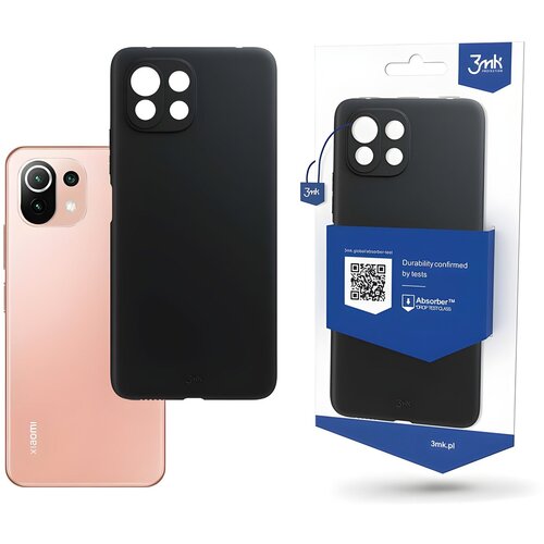 3mk Matt case futrola za Xiaomi Mi 11 Lite 5G/Mi 11 Lite 4G - Crna KP20794 Cene