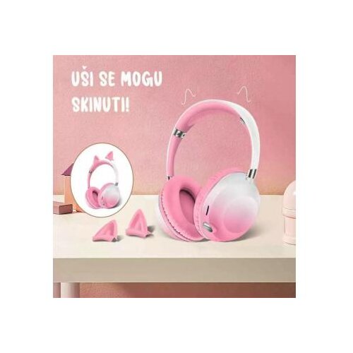  Cat ear bluetooth slu&amp;scaron;alice crne Slike