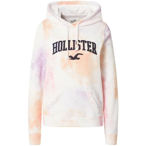 Hollister Majica pastelno lila / pastelno oranžna / pastelno roza / črna / off-bela