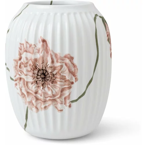 Kähler Design Vaza iz belega porcelana Poppy, višina 21 cm
