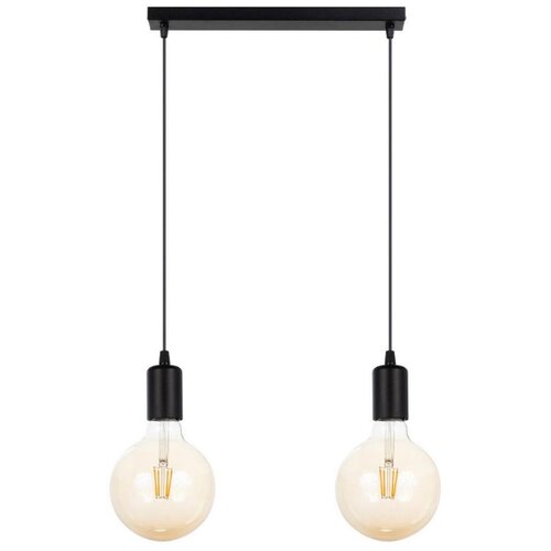  Luster na sajli MIROS 2xE27/60W/230V crne boje Cene