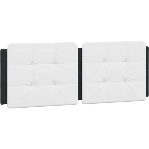  Okvir kreveta LED crno-bijeli 140 x 200 cm od umjetne kože Slike