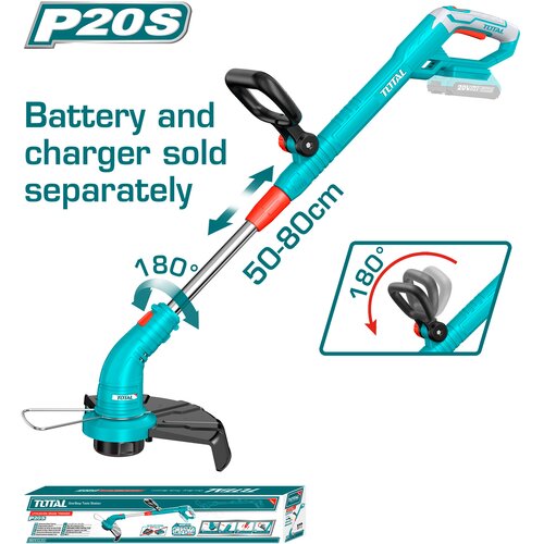 TOTAL TOOLS Akumulatorska kosilnica za travo, 20V/2.0Ah-7.5Ah/P20S (TGTLI20018), (20849006) Cene
