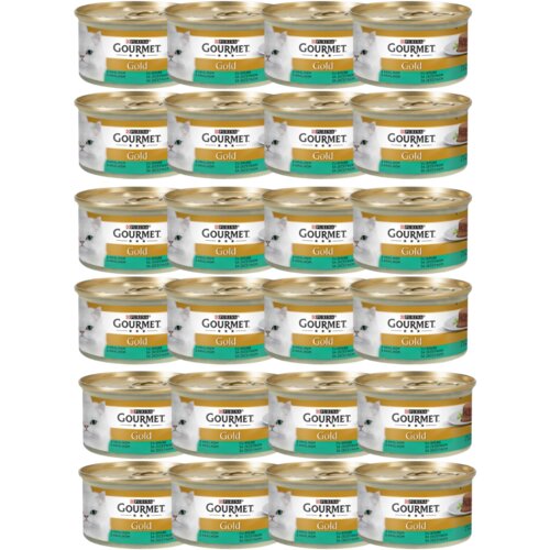 Purina gourmet Gold Pa&amp;scaron;teta za mačke Zečetina, 85g, 24 komada Slike