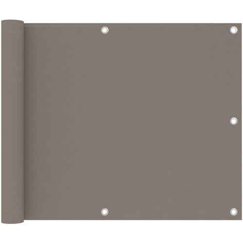 vidaXL Balkonsko platno taupe 75x500 cm oksford blago Cene