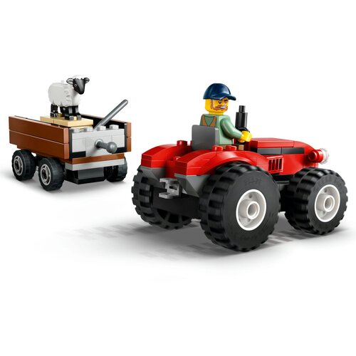 Lego LEGO&amp;reg; City - Rdeči kmetijski traktor s prikolico in ovčka (60461) Slike