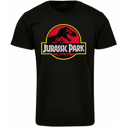 Merchcode Black T-shirt with Jurassic Park logo