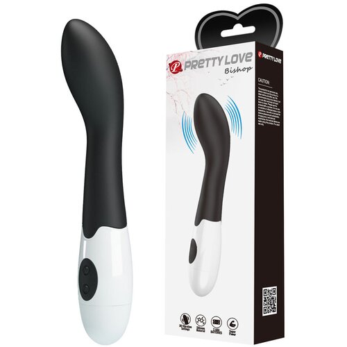  Vibrator Bishop, 18.2cm, Crni Slike