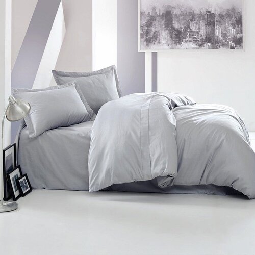 Cotton Box posteljina CB ELEGANT SATEN SINGLE - GRI Slike