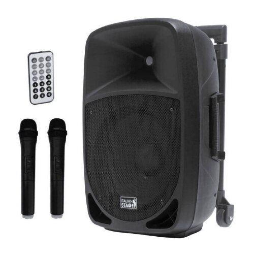 Italian Stage FR15AW V2 15&amp;#039;&amp;#039; portabilni MP3 SD-USB-BT aktivni zvučnik sa bežičnim mikrofonom Slike