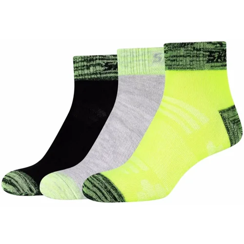 Skechers 3ppk men mesh ventilation quarter socks sk42025-7400