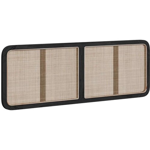  Uzglavlje s uzglavljem Crna 160 x 55 x 3 cm Ratan Slike