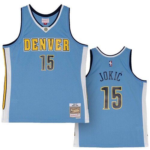 Mitchell And Ness Nikola Jokić 15 Denver Nuggets 2016-17 Swingman Road dres Cene