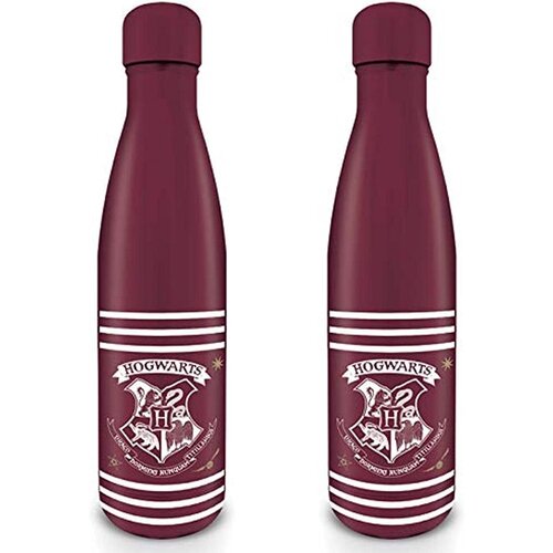 Grindstore Wholesale HARRY POTTER Kovinska steklenica za pijačo Hogwarts Crest & Stripes 540 ml - uradno blago, (21408876) Cene