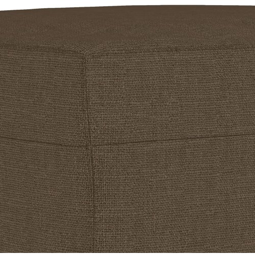  Klupa smeđa 70 x 35 x 41 cm od tkanine Slike