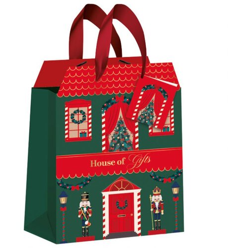  VREĆICE UKRASNE 33X46X13 CM NOVOGODI&amp;Scaron;NJE CHRISTMAS INTERDRUK SORT Slike