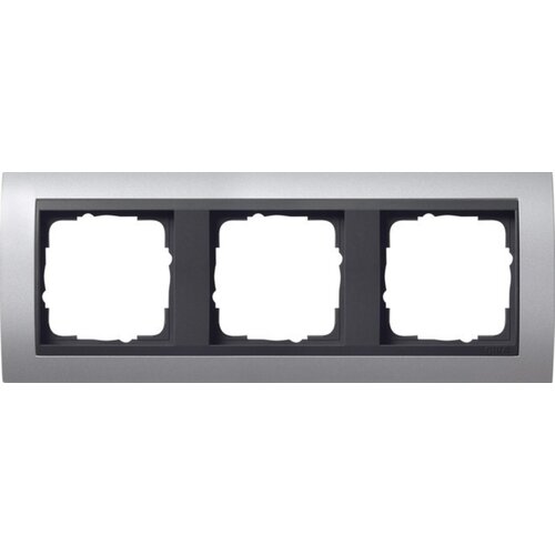 Gira pokrivni okvir 3f. aluminij f.anth.ZL, odporen proti razbitju 021306, (20858756) Cene
