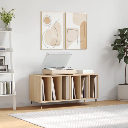 vidaXL Ormarić za ploče boja hrasta 100x38x48 cm od konstruiranog drva Cijene
