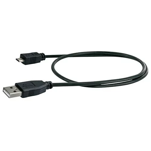 SCHWAIGER USB kabel za punjenje (Duljina: 0,5 m, USB A utikač, USB Micro-B utikač)