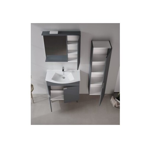 Hanah home Kupatilski ormarić sa umivaonikom i ogledalom (2 komada) Purus 80 441 Cene