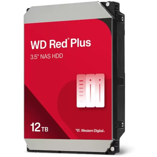 Western Digital HDD 12TB WD120EFGX RED PLUS 7200RPM 512MB Cene
