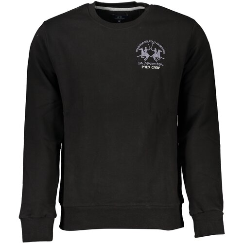 La Martina BLACK MEN&amp;amp;#39;S ZIPLESS SWEATSHIRT Slike