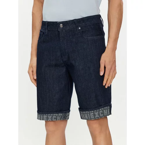 Armani Exchange Jeans kratke hlače 3DZJ65 Z1XKZ 25FR Modra Regular Fit