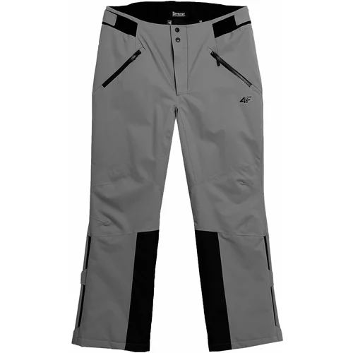 4f Outdoor hlače siva / črna