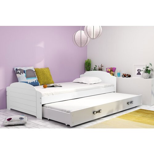 BestBed DJE�JI KREVET LILI 2 S DODATNIM LE�AJEM 200X90 (VI�E BOJA)-Bijela Cijene