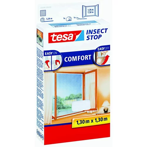 Tesa insect Stop Zaštitna mreža protiv insekata Comfort (D x Š: 130 x 130 cm, Bijele boje)