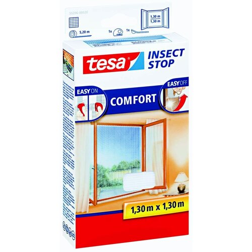 Tesa insect Stop Za&amp;scaron;titna mreža protiv insekata Comfort (D x &amp;Scaron;: 130 x 130 cm, Bijele boje) Slike