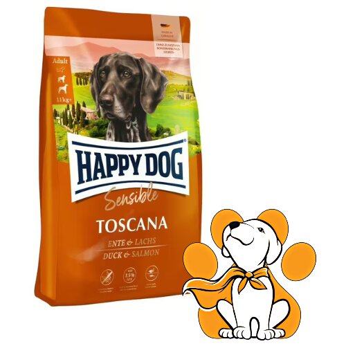 Happy Dog sensible Toscana Duck & Salmon 12.5kg, Bezglutenska Hrana Za Pse Cene