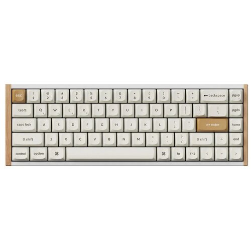 KEYCHRON K6 HE Wireless Magnetni stikalo po meri tipkovnica / Posebna izdaja / Bela / Gateron Nebula / K6H-Q1, (5000120106) Slike