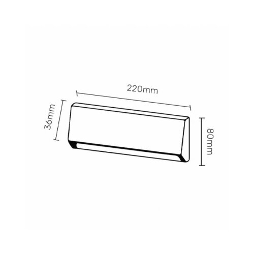  led svetiljka JM-047 zidna 4W 4000K IP65 siva Cene