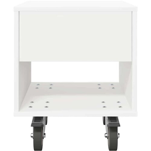  Noćni ormarić 2 pcs Bijelo 40 5 x 40 x 48 cm Konstruirano drvo Slike
