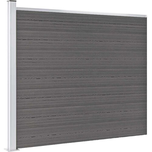 PANEL za ogradu WPC 175 x 146 cm sivi Cijene