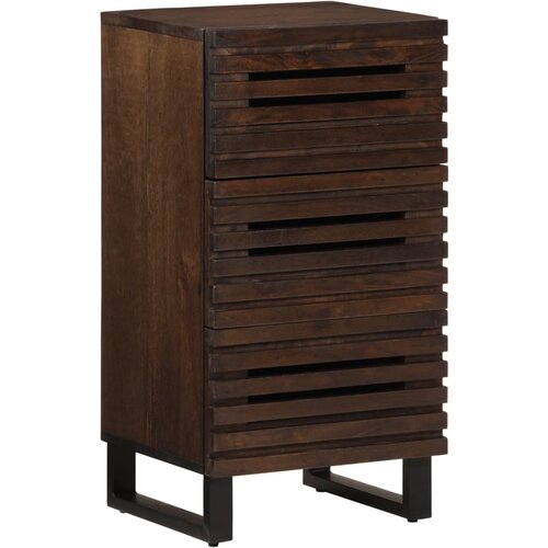 vidaXL Komoda rjava 40x34x75 cm trden mangov les, (21415352) Cene