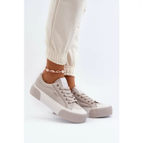 Kesi Women's sneakers with thick soles Lee Cooper grey