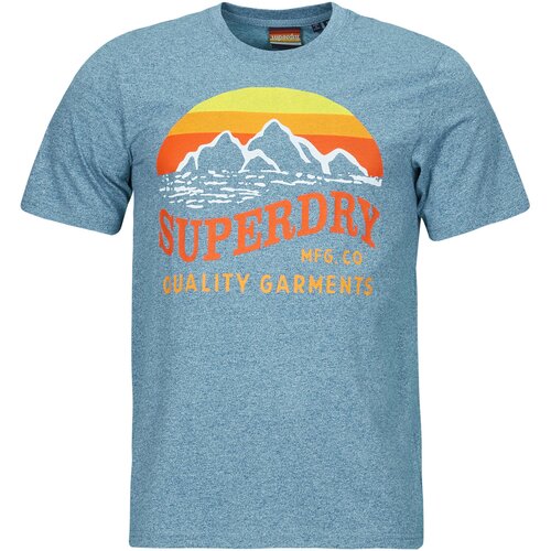 Superdry GREAT OUTDOORS RELAXED Plava Cijene