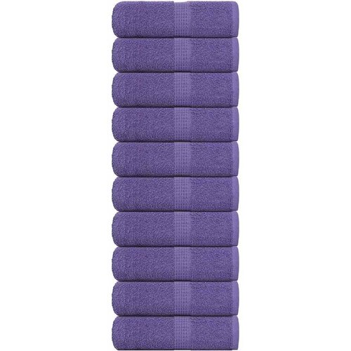 Furnova Brisače 10 kos vijolična 30x30 cm 360 g/m² 100% bombaž, (21916763) Cene