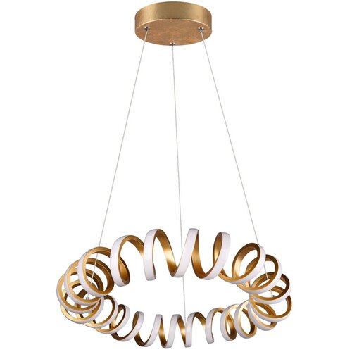  LED viseća svjetiljka u zlatnoj boji &amp;oslash; 55 cm Curl &amp;ndash; Slike